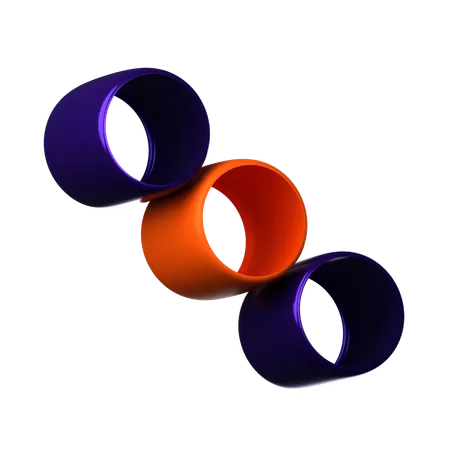 Cylinders  3D Icon