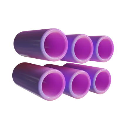 Cylinders  3D Icon