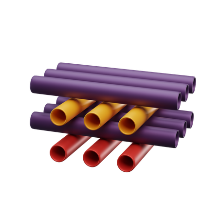 Cylinders  3D Icon