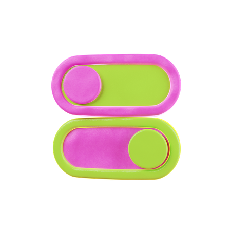 Cylinders Abstract Shape  3D Icon