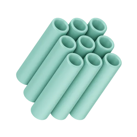 Cylinders Shape  3D Icon