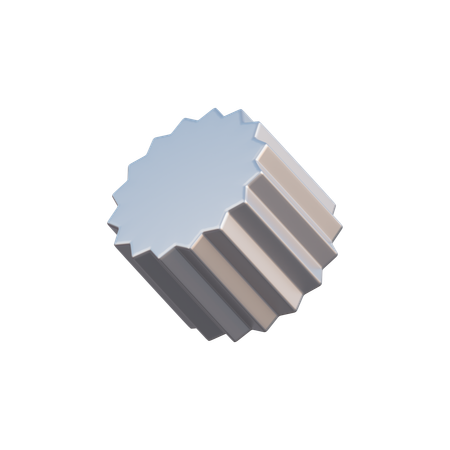 Cylindre  3D Icon