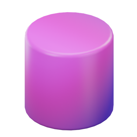 Cylindre  3D Icon