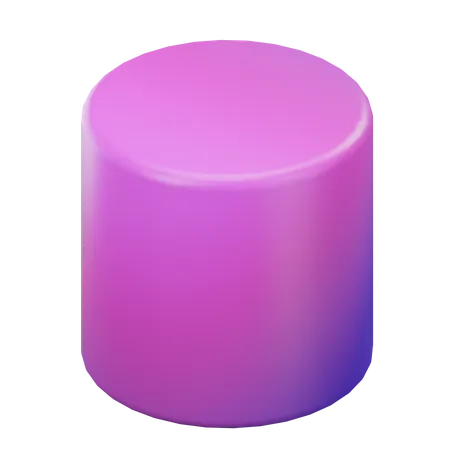 Cylindre  3D Icon