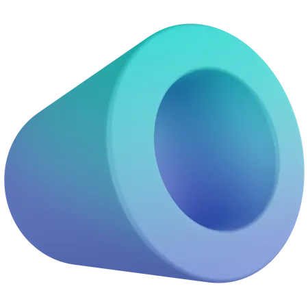 Cylindre  3D Icon