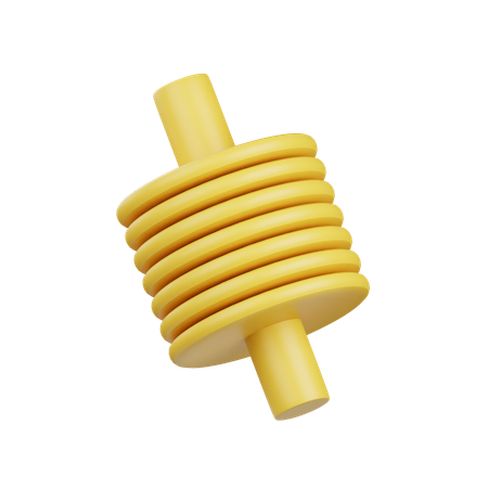 Cylindrical Bellows  3D Icon