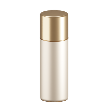 Cylindrical Bottle  3D Icon