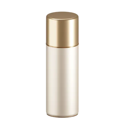 Cylindrical Bottle  3D Icon