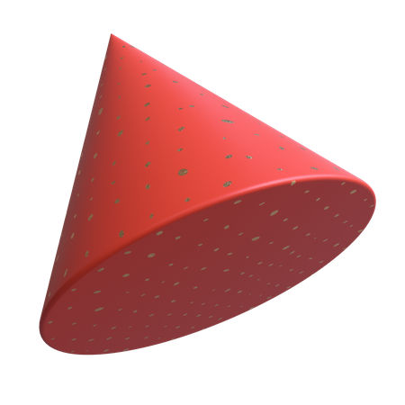 Cylindrical Pyramid  3D Illustration