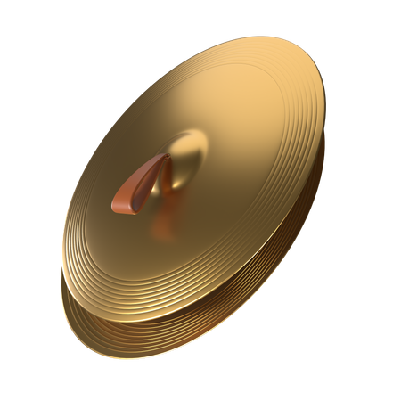 Cymbal 3D Illustration