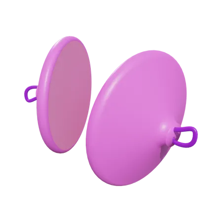 Cymbals  3D Illustration