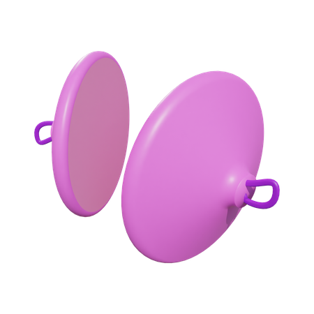 Cymbals 3D Illustration