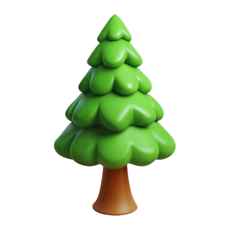 Cypress Tree  3D Icon