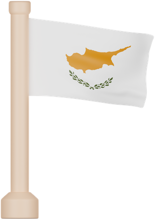 Cyprus Flag  3D Icon