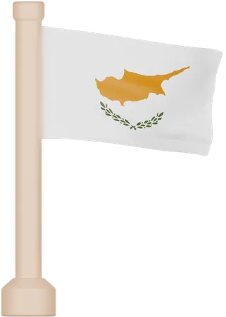 Cyprus Flag  3D Icon