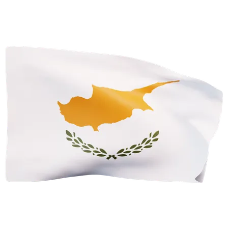 Cyprus Flag  3D Icon