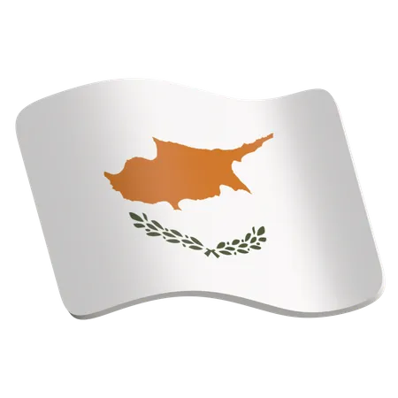 Cyprus Flag  3D Icon