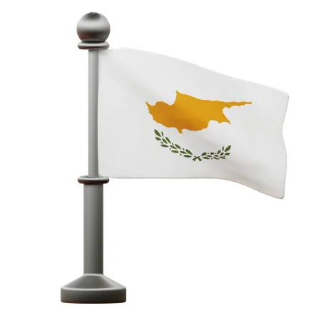 Cyprus Flag  3D Icon