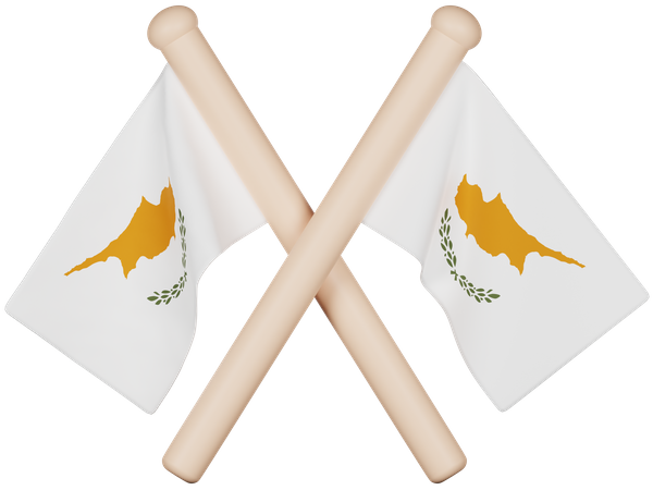 Cyprus Flag  3D Icon