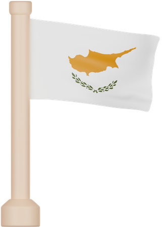 Cyprus Flag  3D Icon