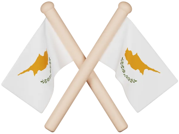 Cyprus Flag  3D Icon