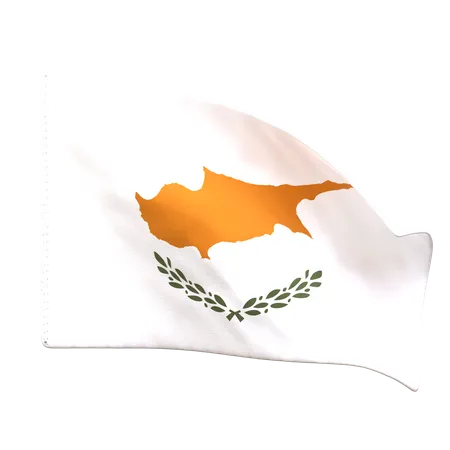 Cyprus Flag  3D Icon
