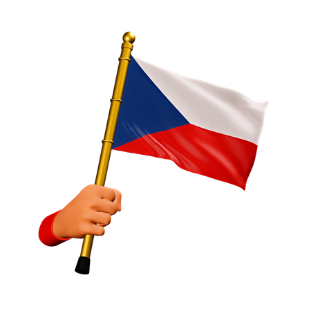 Czech Flag  3D Icon