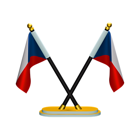 Czech Flag  3D Icon