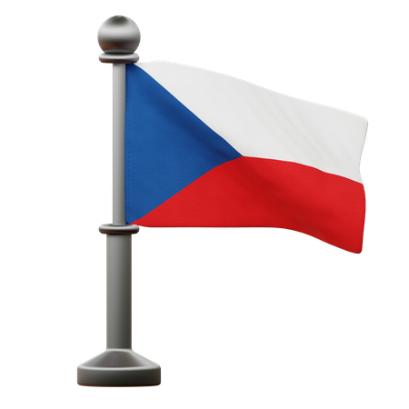 Czech Flag  3D Icon