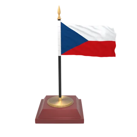 Czech flag  3D Icon