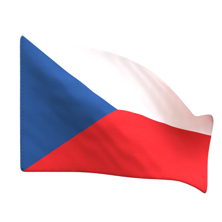 Czech Flag  3D Icon
