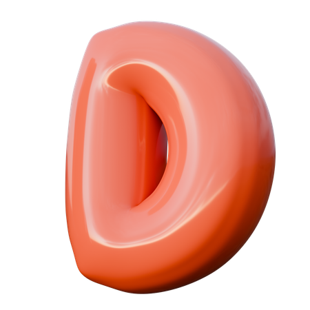 D  3D Icon