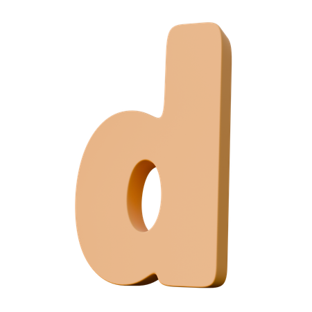 D  3D Icon