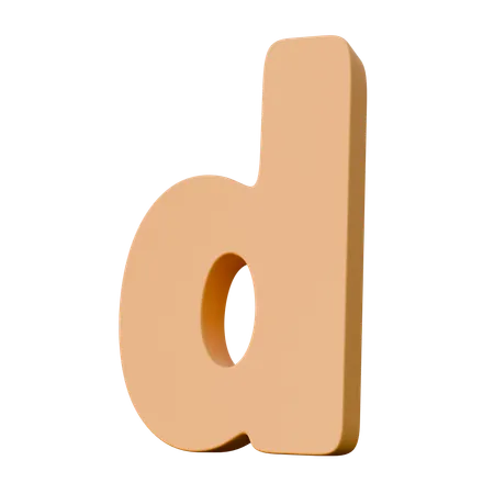 D  3D Icon