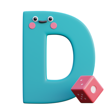 D  3D Icon