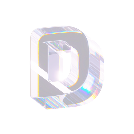 D  3D Icon