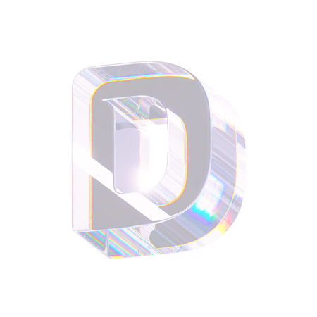 D  3D Icon