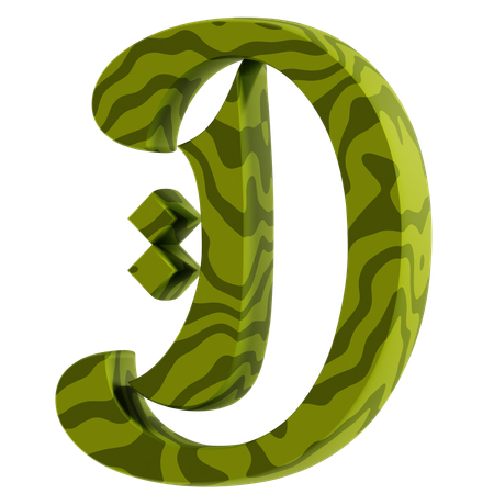 D-Alphabet  3D Icon