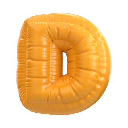 D Alphabet  3D Icon