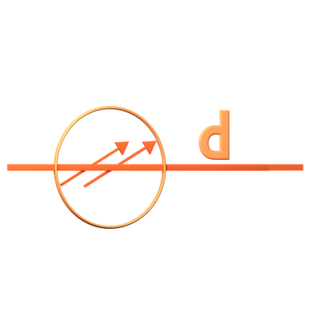 D Jacketing Diameter  3D Icon