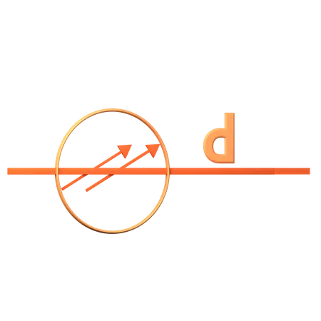 D Jacketing Diameter  3D Icon