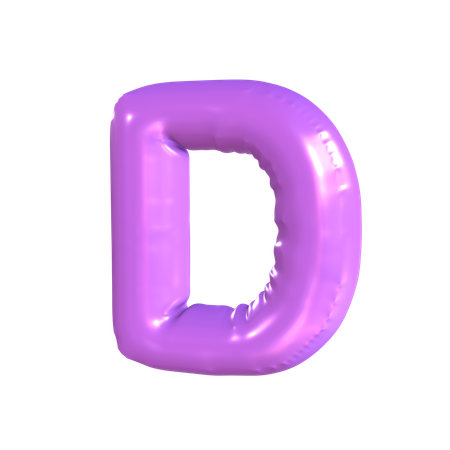 D Latter  3D Icon