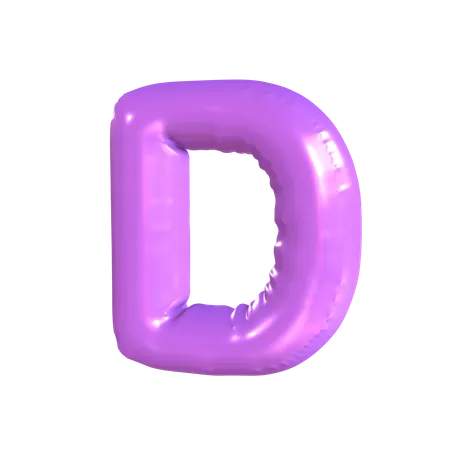 D Latter  3D Icon