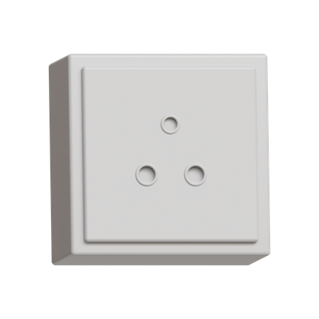 D Type Socket  3D Icon