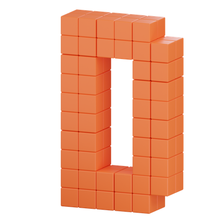 D último  3D Icon