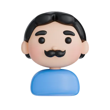 お父さん  3D Icon