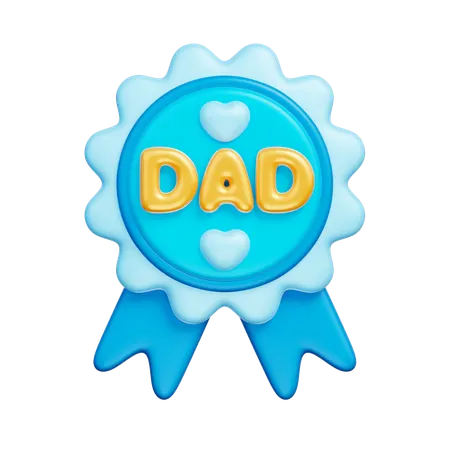 Dad Badge  3D Icon