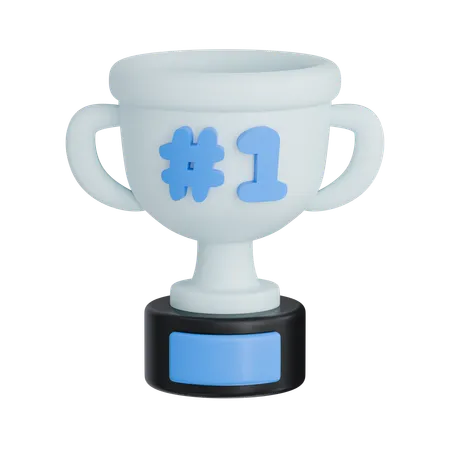 Dad Trophy  3D Icon