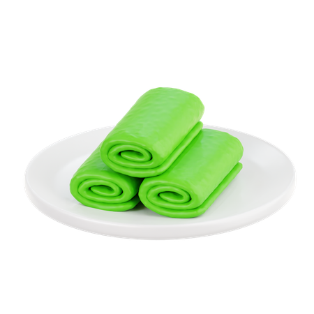 Dadar Gulung  3D Icon