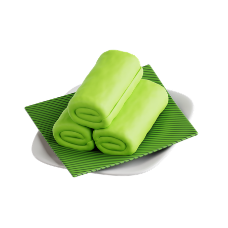 Dadar Gulung  3D Icon